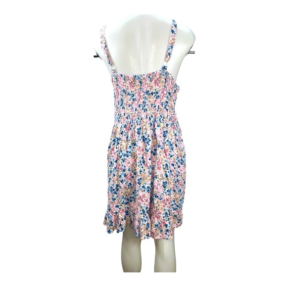 Wallflower Sundress Women’s Floral Padded Adjustable Spaghetti Straps Smocked 3X - Picture 4 of 9